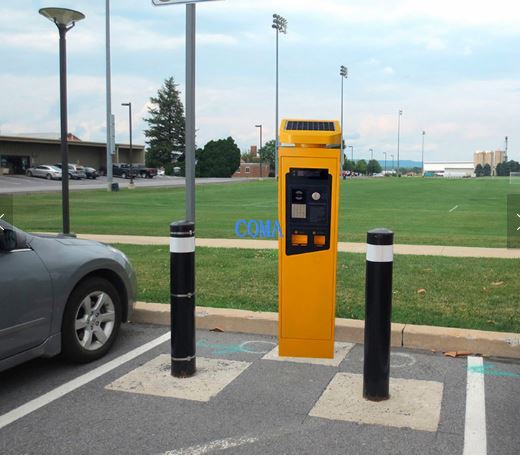 solar parking meter machine