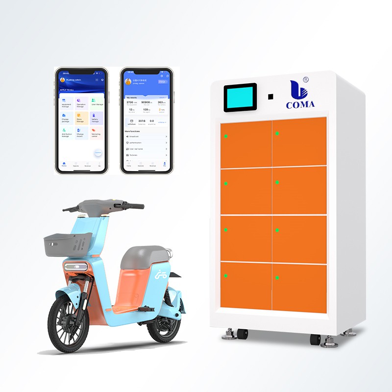 Kabinett tal-iċċarġjar tal-batterija li jibdel
